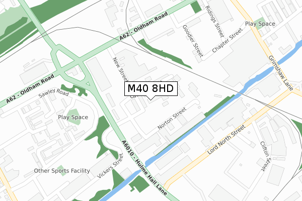M40 8HD map - large scale - OS Open Zoomstack (Ordnance Survey) M40 8HD map - large scale - OS Open Zoomstack (Ordnance Survey)