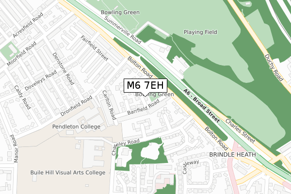 M6 7EH map - large scale - OS Open Zoomstack (Ordnance Survey) M6 7EH map - large scale - OS Open Zoomstack (Ordnance Survey)