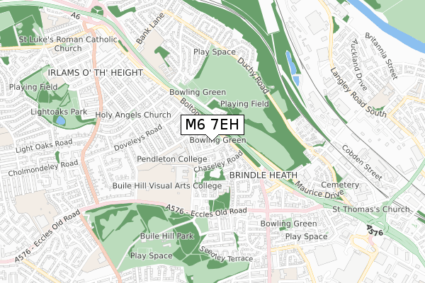 M6 7EH map - small scale - OS Open Zoomstack (Ordnance Survey) M6 7EH map - small scale - OS Open Zoomstack (Ordnance Survey)