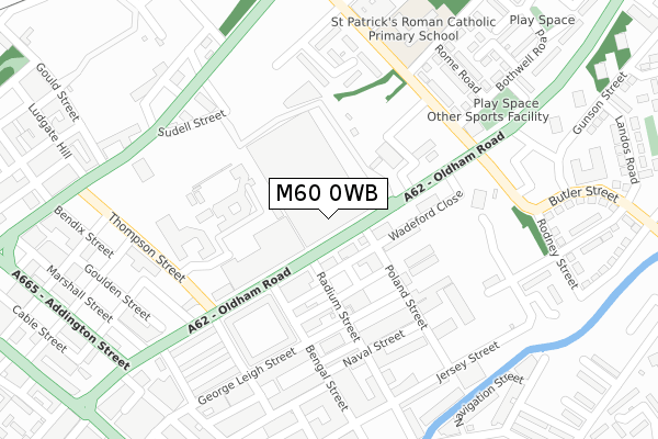 M60 0WB map - large scale - OS Open Zoomstack (Ordnance Survey) M60 0WB map - large scale - OS Open Zoomstack (Ordnance Survey)