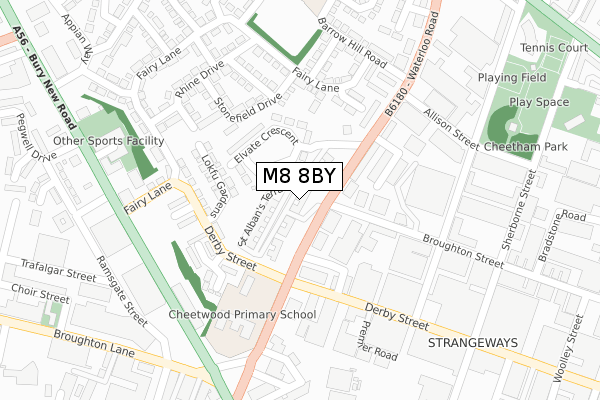 M8 8BY map - large scale - OS Open Zoomstack (Ordnance Survey) M8 8BY map - large scale - OS Open Zoomstack (Ordnance Survey)