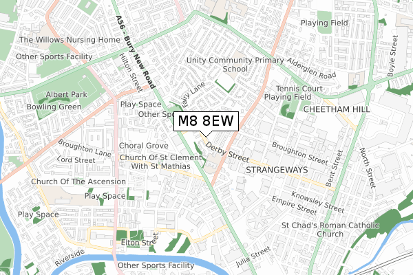 M8 8EW map - small scale - OS Open Zoomstack (Ordnance Survey) M8 8EW map - small scale - OS Open Zoomstack (Ordnance Survey)