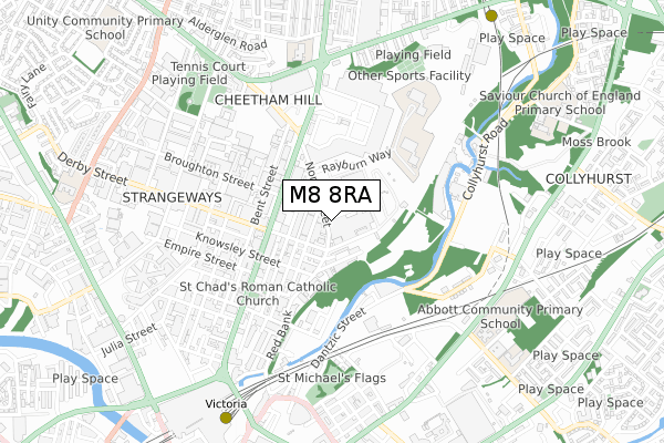 M8 8RA map - small scale - OS Open Zoomstack (Ordnance Survey) M8 8RA map - small scale - OS Open Zoomstack (Ordnance Survey)