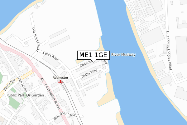 ME1 1GE map - large scale - OS Open Zoomstack (Ordnance Survey) ME1 1GE map - large scale - OS Open Zoomstack (Ordnance Survey)