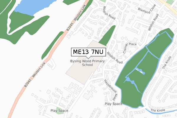 ME13 7NU map - large scale - OS Open Zoomstack (Ordnance Survey)