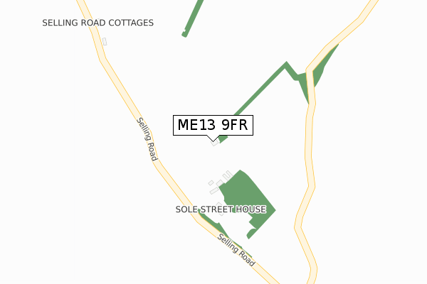 ME13 9FR map - large scale - OS Open Zoomstack (Ordnance Survey) ME13 9FR map - large scale - OS Open Zoomstack (Ordnance Survey)