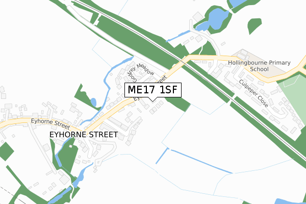 ME17 1SF map - large scale - OS Open Zoomstack (Ordnance Survey) ME17 1SF map - large scale - OS Open Zoomstack (Ordnance Survey)