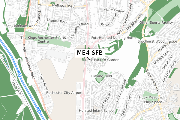ME4 6FB map - small scale - OS Open Zoomstack (Ordnance Survey) ME4 6FB map - small scale - OS Open Zoomstack (Ordnance Survey)