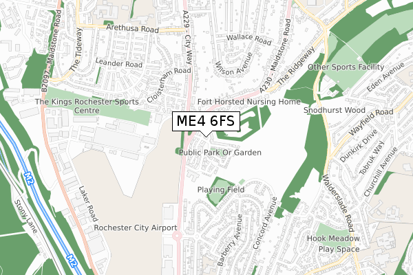 ME4 6FS map - small scale - OS Open Zoomstack (Ordnance Survey) ME4 6FS map - small scale - OS Open Zoomstack (Ordnance Survey)