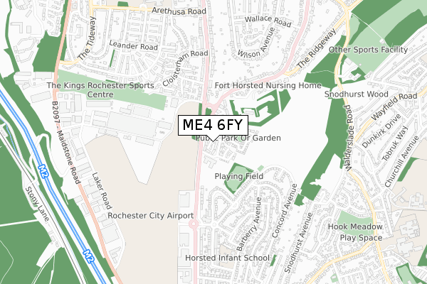 ME4 6FY map - small scale - OS Open Zoomstack (Ordnance Survey) ME4 6FY map - small scale - OS Open Zoomstack (Ordnance Survey)