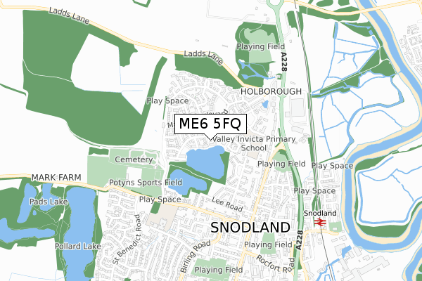 ME6 5FQ map - small scale - OS Open Zoomstack (Ordnance Survey) ME6 5FQ map - small scale - OS Open Zoomstack (Ordnance Survey)