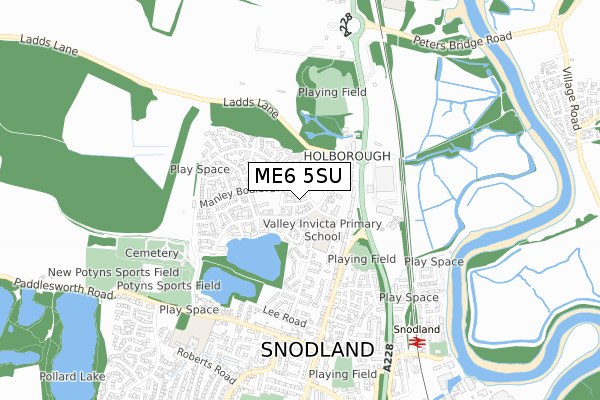 ME6 5SU map - small scale - OS Open Zoomstack (Ordnance Survey) ME6 5SU map - small scale - OS Open Zoomstack (Ordnance Survey)