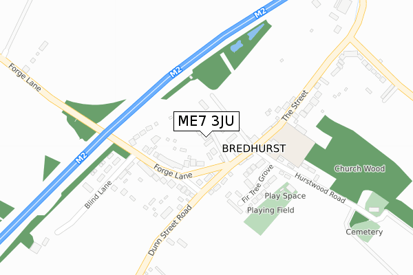 ME7 3JU map - large scale - OS Open Zoomstack (Ordnance Survey) ME7 3JU map - large scale - OS Open Zoomstack (Ordnance Survey)