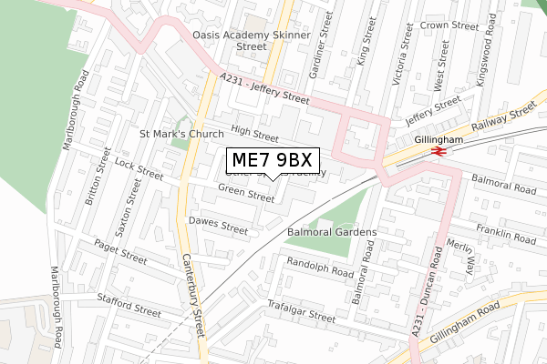 ME7 9BX map - large scale - OS Open Zoomstack (Ordnance Survey) ME7 9BX map - large scale - OS Open Zoomstack (Ordnance Survey)