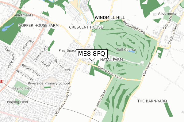 ME8 8FQ map - small scale - OS Open Zoomstack (Ordnance Survey) ME8 8FQ map - small scale - OS Open Zoomstack (Ordnance Survey)