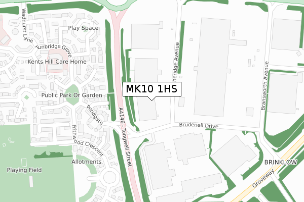 MK10 1HS map - large scale - OS Open Zoomstack (Ordnance Survey) MK10 1HS map - large scale - OS Open Zoomstack (Ordnance Survey)