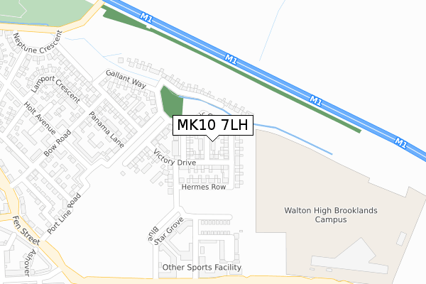 MK10 7LH map - large scale - OS Open Zoomstack (Ordnance Survey) MK10 7LH map - large scale - OS Open Zoomstack (Ordnance Survey)