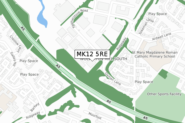 MK12 5RE map - large scale - OS Open Zoomstack (Ordnance Survey) MK12 5RE map - large scale - OS Open Zoomstack (Ordnance Survey)
