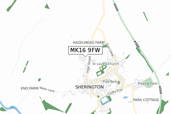 MK16 9FW map - small scale - OS Open Zoomstack (Ordnance Survey) MK16 9FW map - small scale - OS Open Zoomstack (Ordnance Survey)
