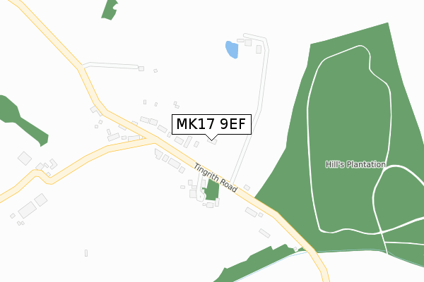 MK17 9EF map - large scale - OS Open Zoomstack (Ordnance Survey) MK17 9EF map - large scale - OS Open Zoomstack (Ordnance Survey)