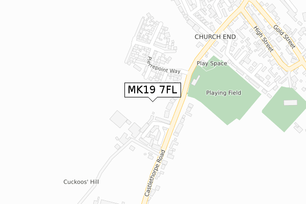 MK19 7FL map - large scale - OS Open Zoomstack (Ordnance Survey) MK19 7FL map - large scale - OS Open Zoomstack (Ordnance Survey)