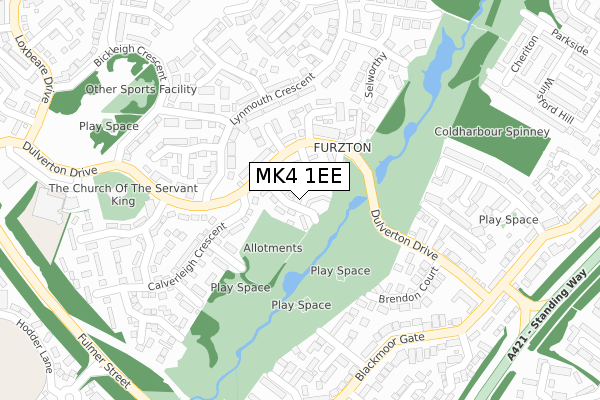 MK4 1EE map - large scale - OS Open Zoomstack (Ordnance Survey) MK4 1EE map - large scale - OS Open Zoomstack (Ordnance Survey)