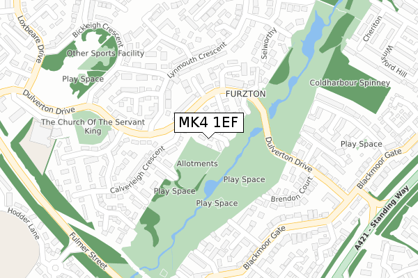 MK4 1EF map - large scale - OS Open Zoomstack (Ordnance Survey) MK4 1EF map - large scale - OS Open Zoomstack (Ordnance Survey)