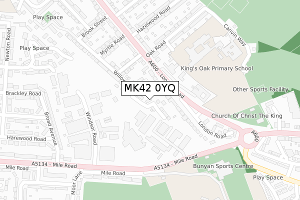 MK42 0YQ map - large scale - OS Open Zoomstack (Ordnance Survey) MK42 0YQ map - large scale - OS Open Zoomstack (Ordnance Survey)