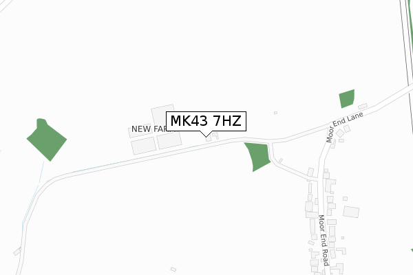 MK43 7HZ map - large scale - OS Open Zoomstack (Ordnance Survey) MK43 7HZ map - large scale - OS Open Zoomstack (Ordnance Survey)