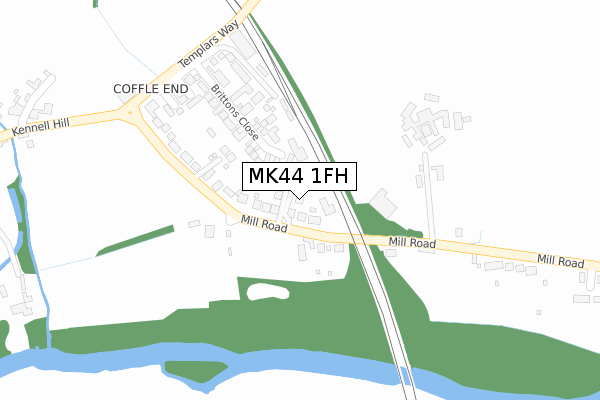 MK44 1FH map - large scale - OS Open Zoomstack (Ordnance Survey) MK44 1FH map - large scale - OS Open Zoomstack (Ordnance Survey)