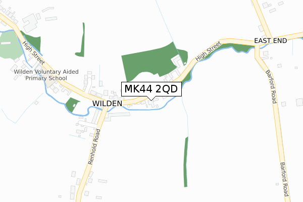 MK44 2QD map - large scale - OS Open Zoomstack (Ordnance Survey) MK44 2QD map - large scale - OS Open Zoomstack (Ordnance Survey)