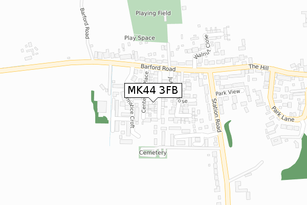 MK44 3FB map - large scale - OS Open Zoomstack (Ordnance Survey) MK44 3FB map - large scale - OS Open Zoomstack (Ordnance Survey)