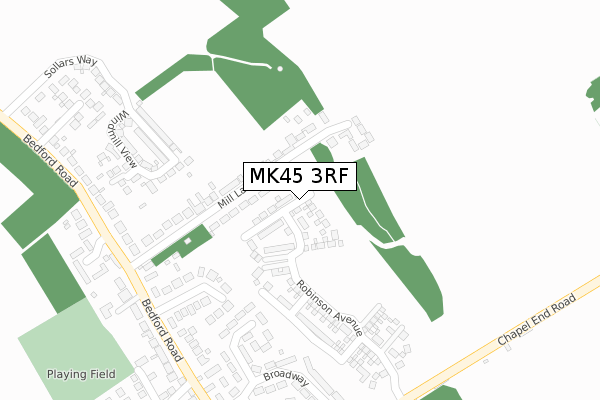 MK45 3RF map - large scale - OS Open Zoomstack (Ordnance Survey) MK45 3RF map - large scale - OS Open Zoomstack (Ordnance Survey)