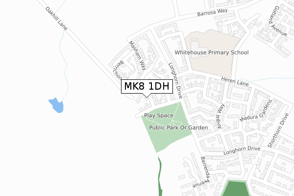 MK8 1DH map - large scale - OS Open Zoomstack (Ordnance Survey) MK8 1DH map - large scale - OS Open Zoomstack (Ordnance Survey)