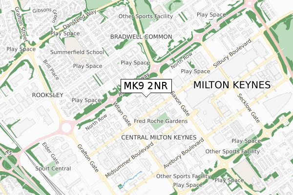 MK9 2NR map - small scale - OS Open Zoomstack (Ordnance Survey) MK9 2NR map - small scale - OS Open Zoomstack (Ordnance Survey)