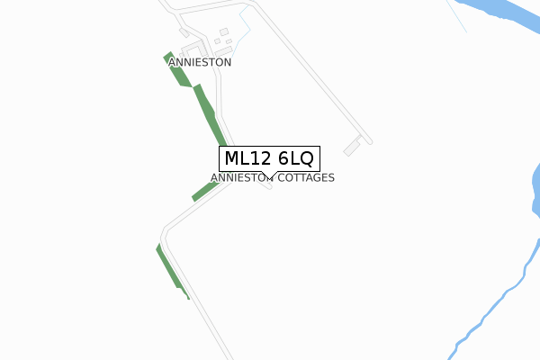 ML12 6LQ map - large scale - OS Open Zoomstack (Ordnance Survey) ML12 6LQ map - large scale - OS Open Zoomstack (Ordnance Survey)
