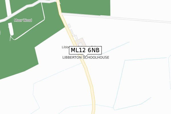 ML12 6NB map - large scale - OS Open Zoomstack (Ordnance Survey)