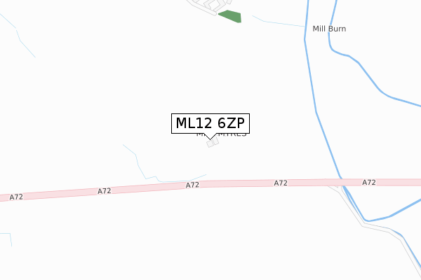 ML12 6ZP map - large scale - OS Open Zoomstack (Ordnance Survey)