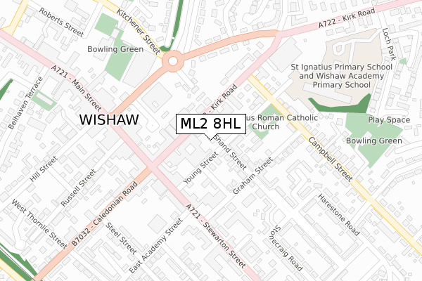 ML2 8HL map - large scale - OS Open Zoomstack (Ordnance Survey)