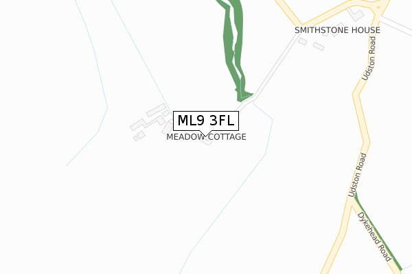 ML9 3FL map - large scale - OS Open Zoomstack (Ordnance Survey)