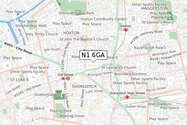 N1 6GA map - small scale - OS Open Zoomstack (Ordnance Survey) N1 6GA map - small scale - OS Open Zoomstack (Ordnance Survey)