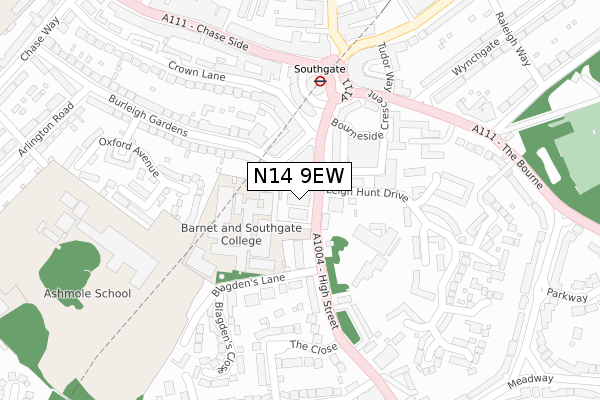 N14 9EW map - large scale - OS Open Zoomstack (Ordnance Survey) N14 9EW map - large scale - OS Open Zoomstack (Ordnance Survey)