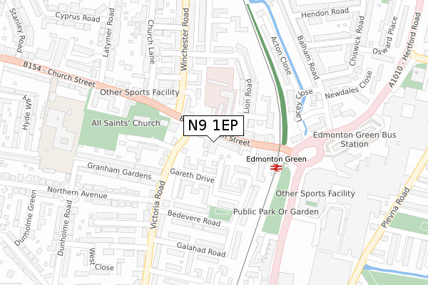 N9 1EP map - large scale - OS Open Zoomstack (Ordnance Survey) N9 1EP map - large scale - OS Open Zoomstack (Ordnance Survey)