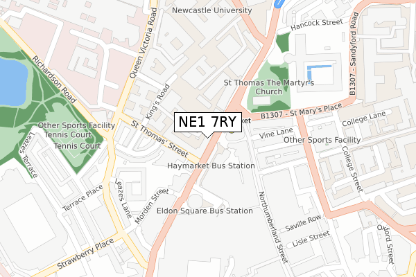 NE1 7RY map - large scale - OS Open Zoomstack (Ordnance Survey) NE1 7RY map - large scale - OS Open Zoomstack (Ordnance Survey)