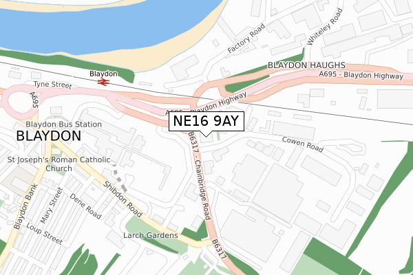 NE16 9AY map - large scale - OS Open Zoomstack (Ordnance Survey) NE16 9AY map - large scale - OS Open Zoomstack (Ordnance Survey)