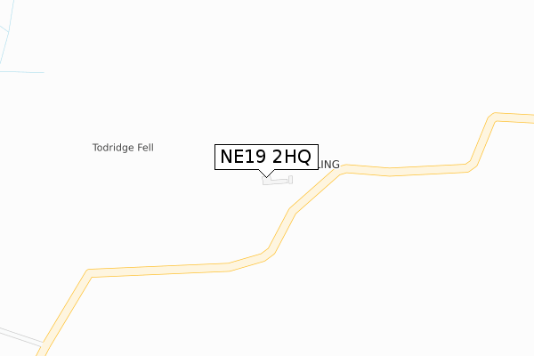 NE19 2HQ map - large scale - OS Open Zoomstack (Ordnance Survey) NE19 2HQ map - large scale - OS Open Zoomstack (Ordnance Survey)