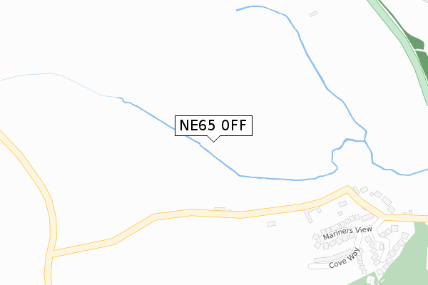 NE65 0FF map - large scale - OS Open Zoomstack (Ordnance Survey)