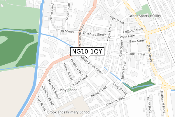 NG10 1QY map - large scale - OS Open Zoomstack (Ordnance Survey) NG10 1QY map - large scale - OS Open Zoomstack (Ordnance Survey)