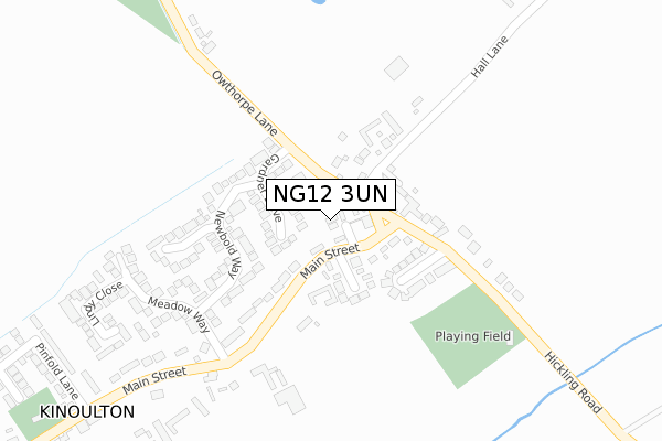 NG12 3UN map - large scale - OS Open Zoomstack (Ordnance Survey) NG12 3UN map - large scale - OS Open Zoomstack (Ordnance Survey)
