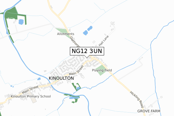 NG12 3UN map - small scale - OS Open Zoomstack (Ordnance Survey) NG12 3UN map - small scale - OS Open Zoomstack (Ordnance Survey)